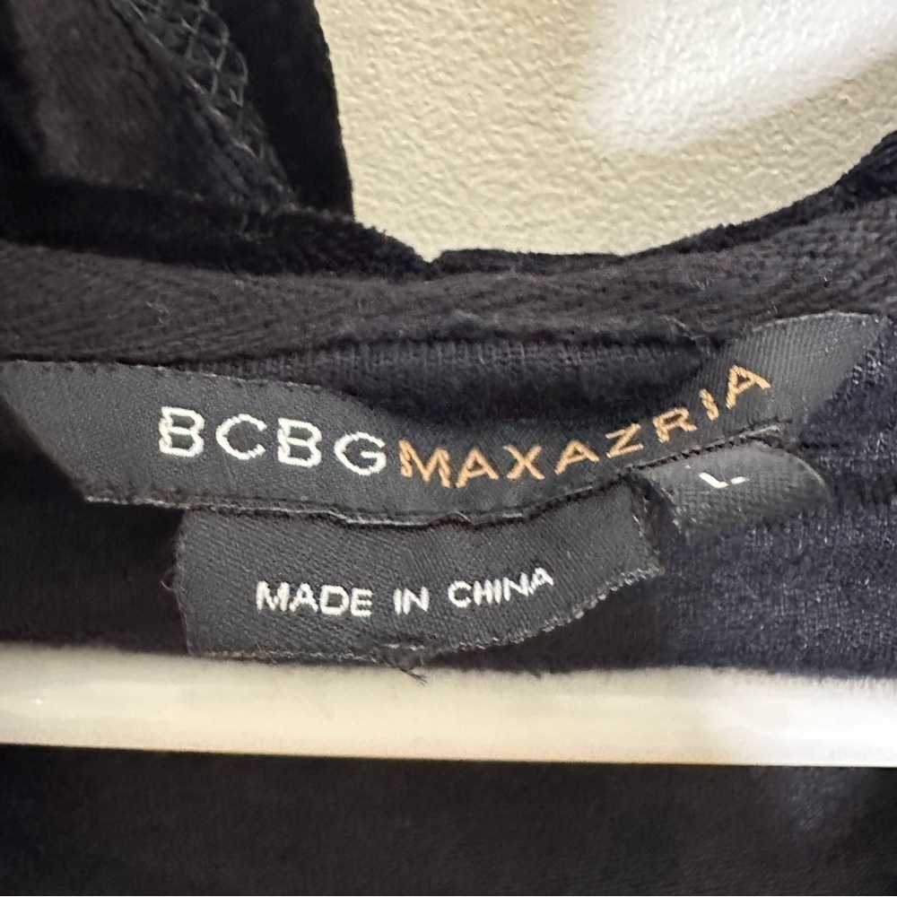 BCBGMAXARZIA vintage black rhinestone embellished top - Picture 8 of 16